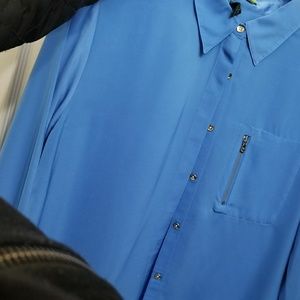 Long sleeve collared blouse/shirt